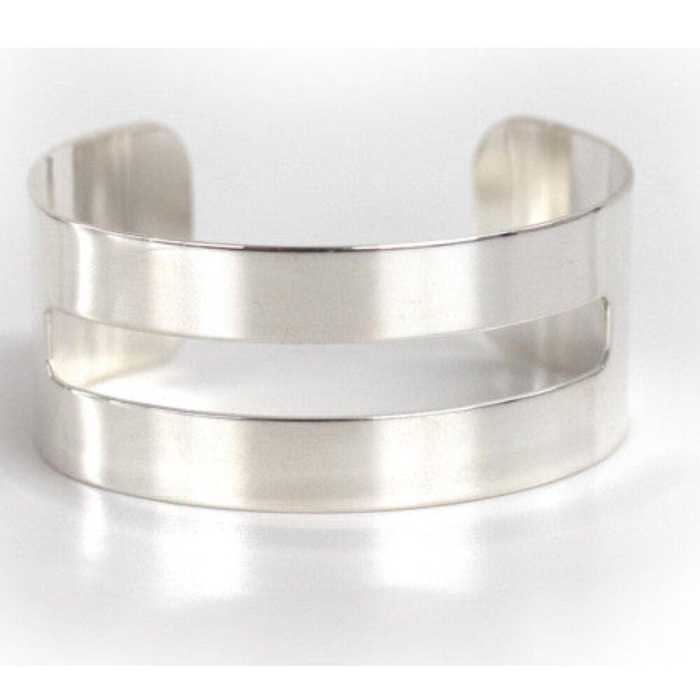Robyn Rhodes Silver Marlowe Cuff Bracelet NWT Handcrafted